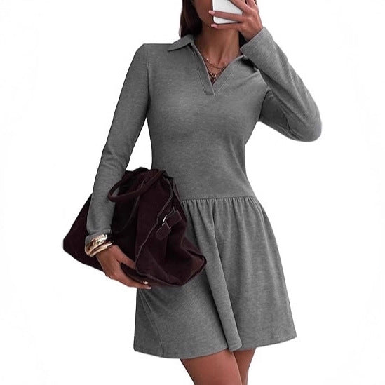 Damen Polo-Kleid Sportlich Eveloria
