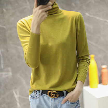 Damen Rollkragenpullover Hochwertig Eveloria