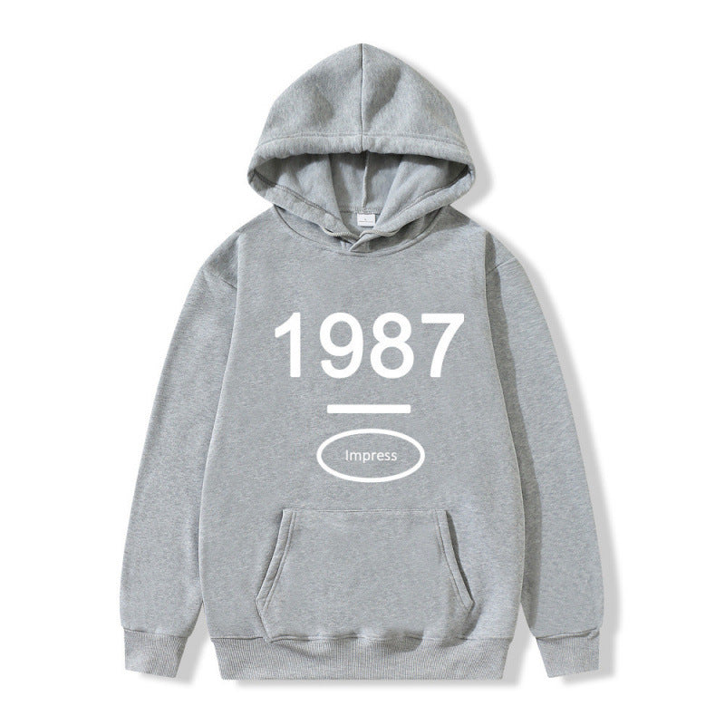 Damen Kapuzenpullover Kängurutasche Baumwolle Beige
