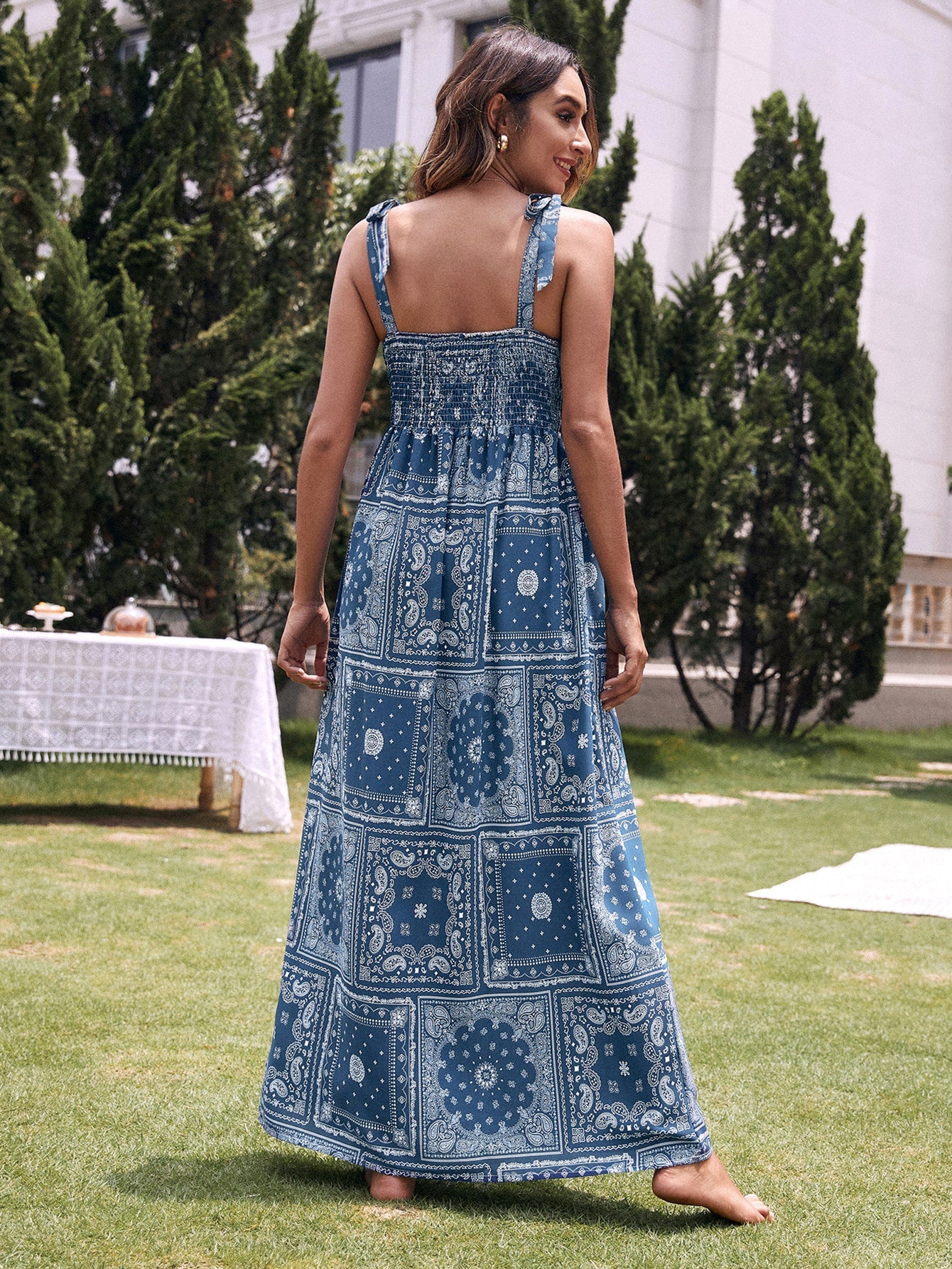 Damen Maxikleid Eveloria Lang