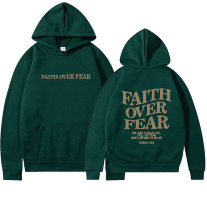 Damen Hoodie Bequem Inspirierender Schriftzug Grau Eveloria