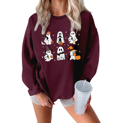 Damen Sweatshirt Grusel Motiv Eveloria