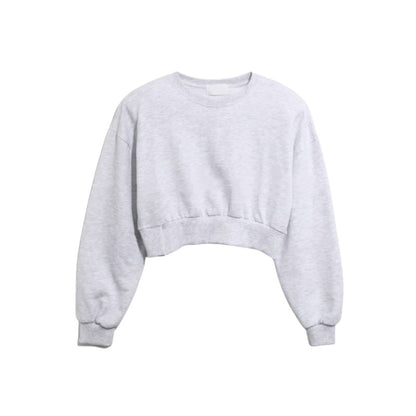 Damen Pullover Cropped mit Weiten Ärmeln Eveloria