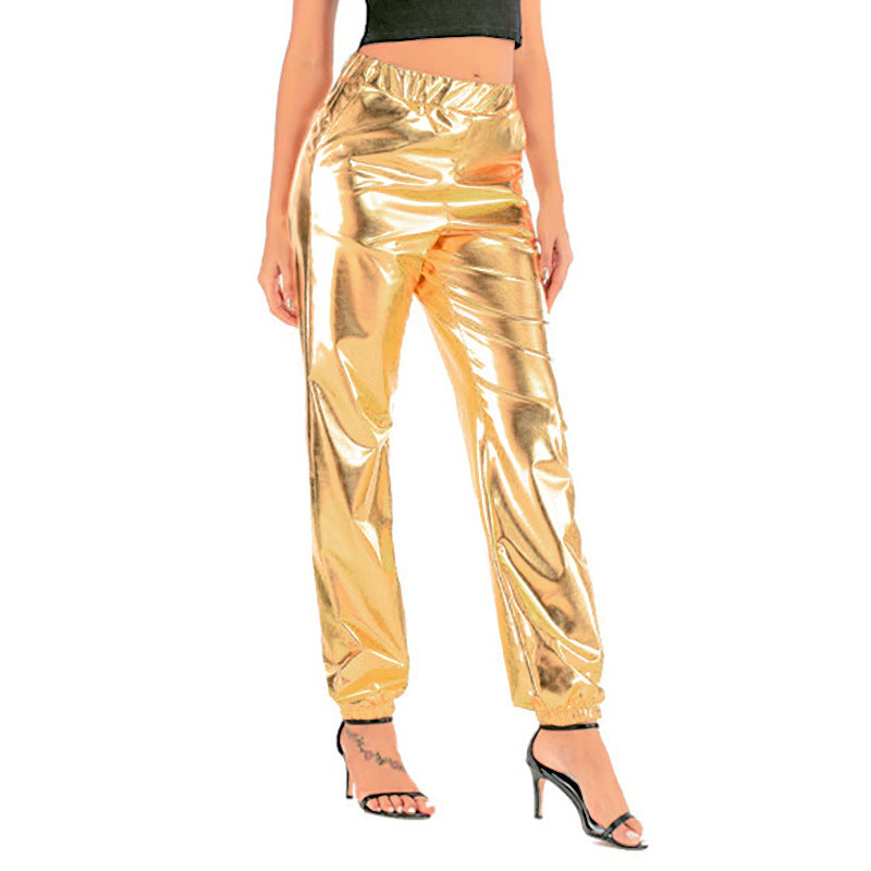 Damen Freizeithose Glänzend Eveloria