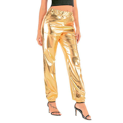 Damen Freizeithose Glänzend Eveloria