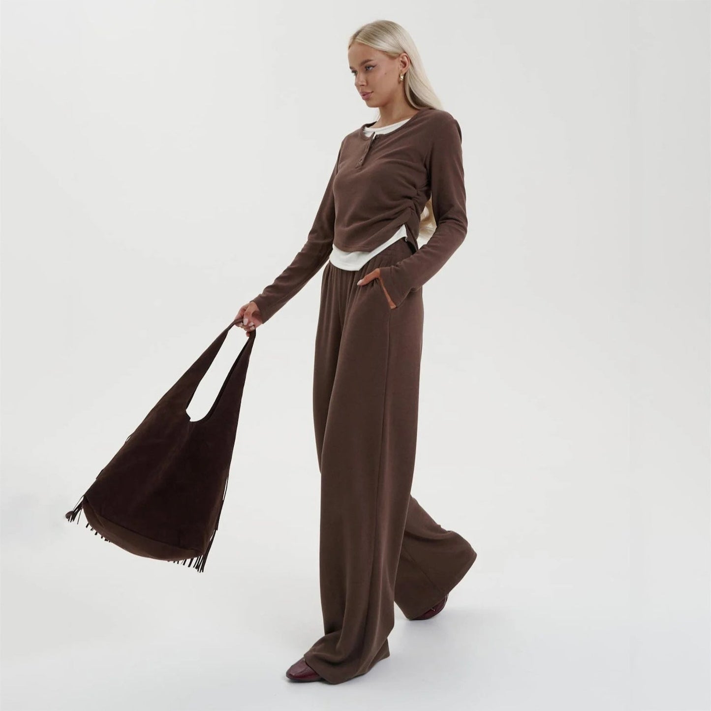 Damen Lounge-Set Eveloria Baumwolle Bequem