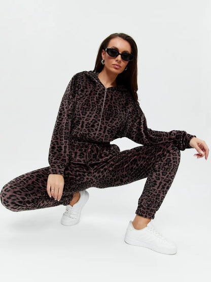 Damen Fleece-Overall Elastischer Bund Praktischer Reißverschluss