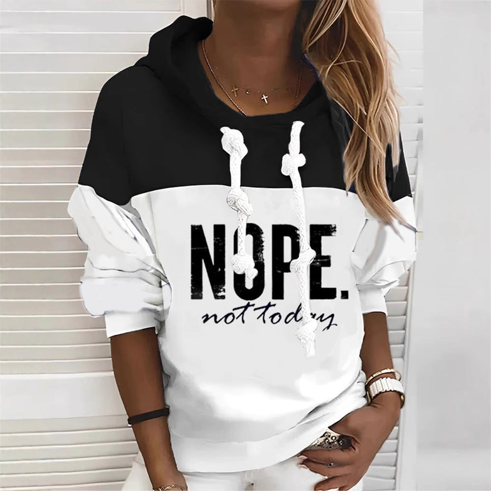 Damen Kapuzenpullover mit Schriftzug
