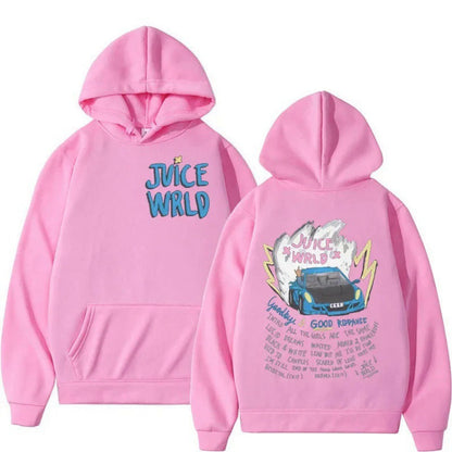 Damen Kapuzenpullover Grafikdesign Weiß