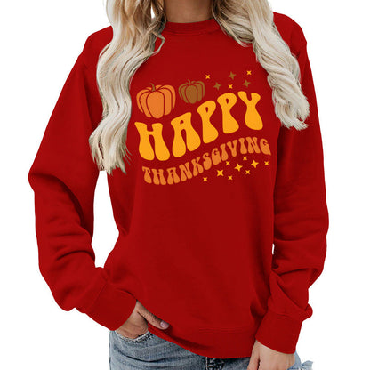 Damen Sweater Pumpkin-Motiv Gemütlich Grün