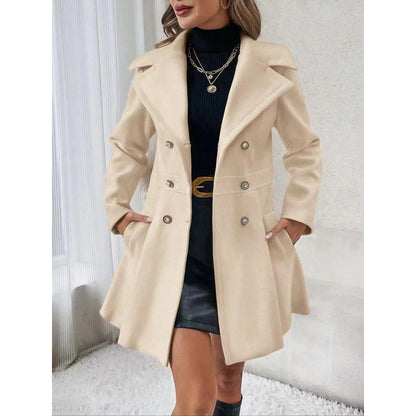Damen Trenchcoat Tailliert Eveloria
