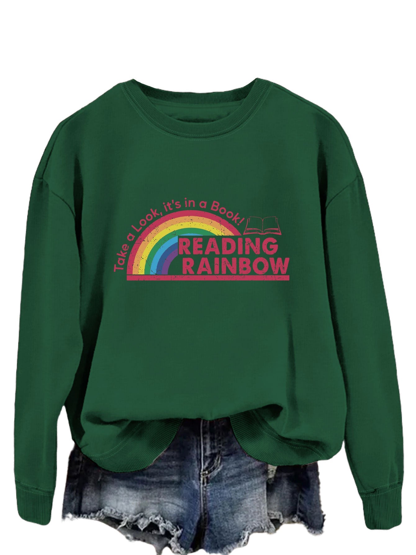 Damen Sweatshirt mit einzigartigem Druck Eveloria