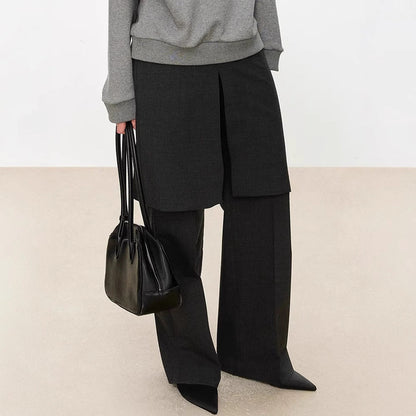 Damen Anzughose Elegant Weit Innovatives Design Eveloria