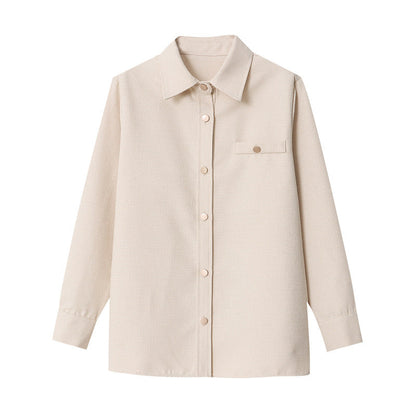 Damen Übergangsjacke Modern Lässig Beige Eveloria
