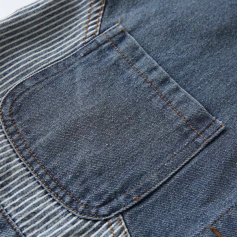 Damen Jeansjacke Lässig Strukturiertem Kragen Eveloria