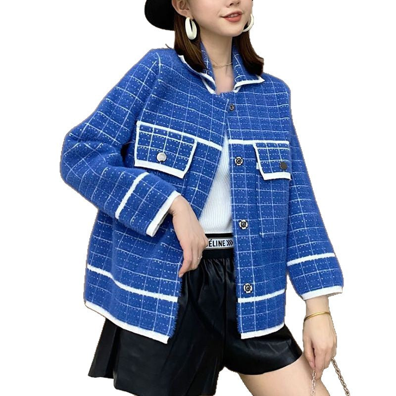 Damen Jacke Modisch Komfortschnitt Eveloria