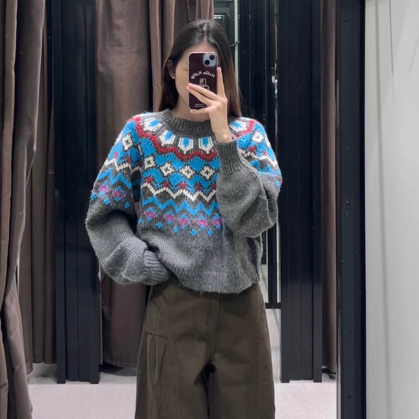 Damen Pullover Gestrickt Farbenfroh Eveloria - Eveloria