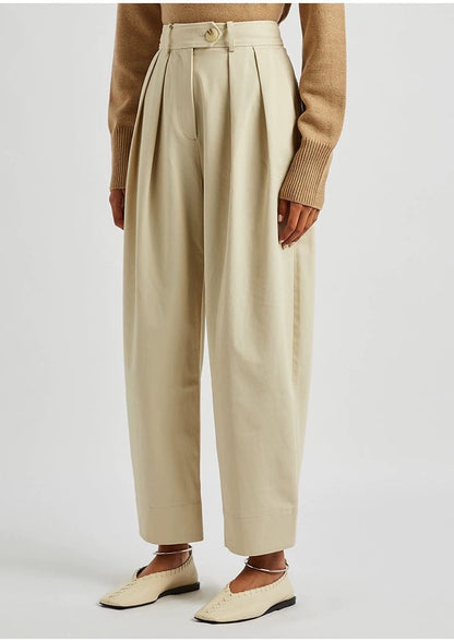 Damen Hochbundhose Weit Elegant Eveloria
