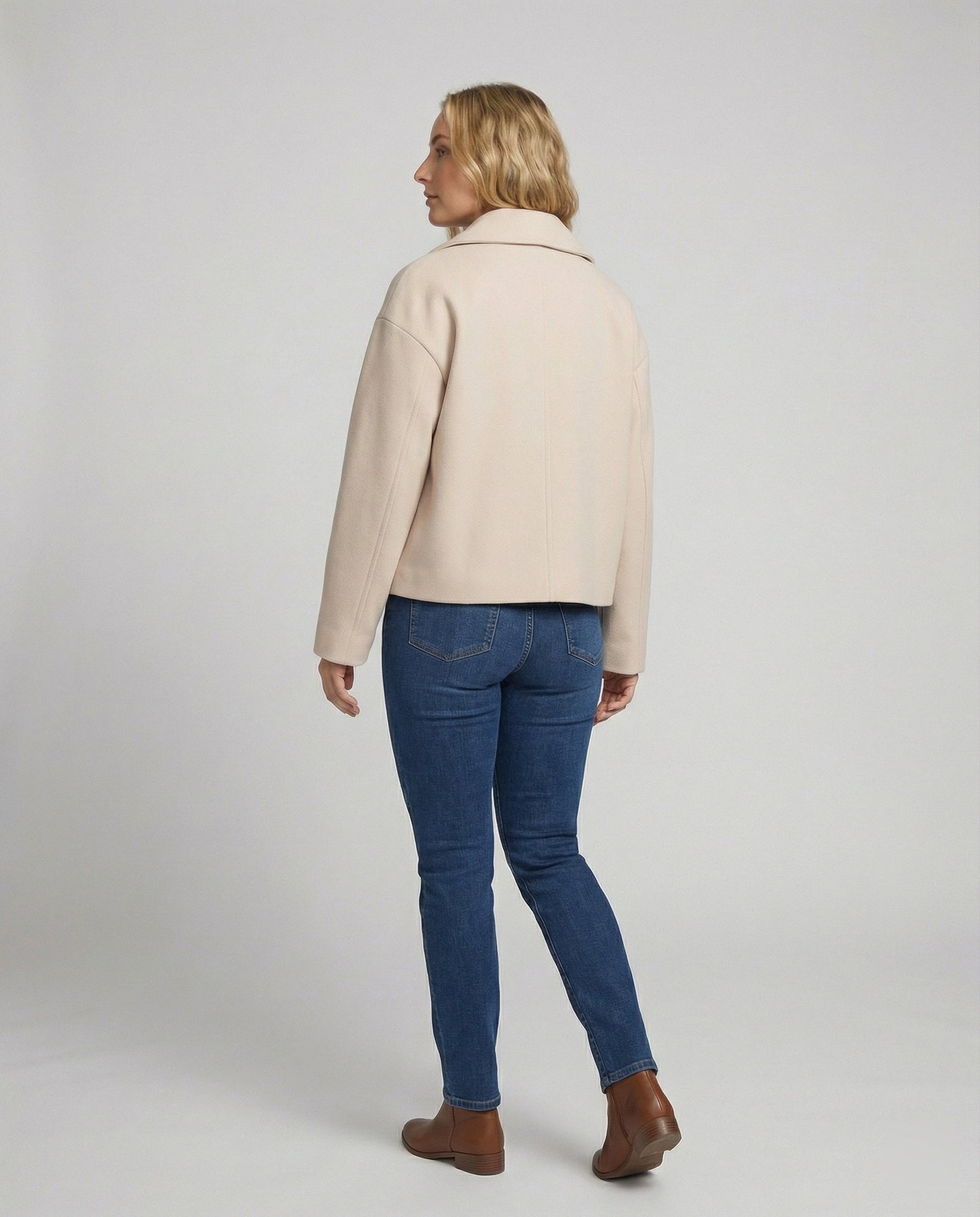 Damen Doppelreiher Kurzjacke