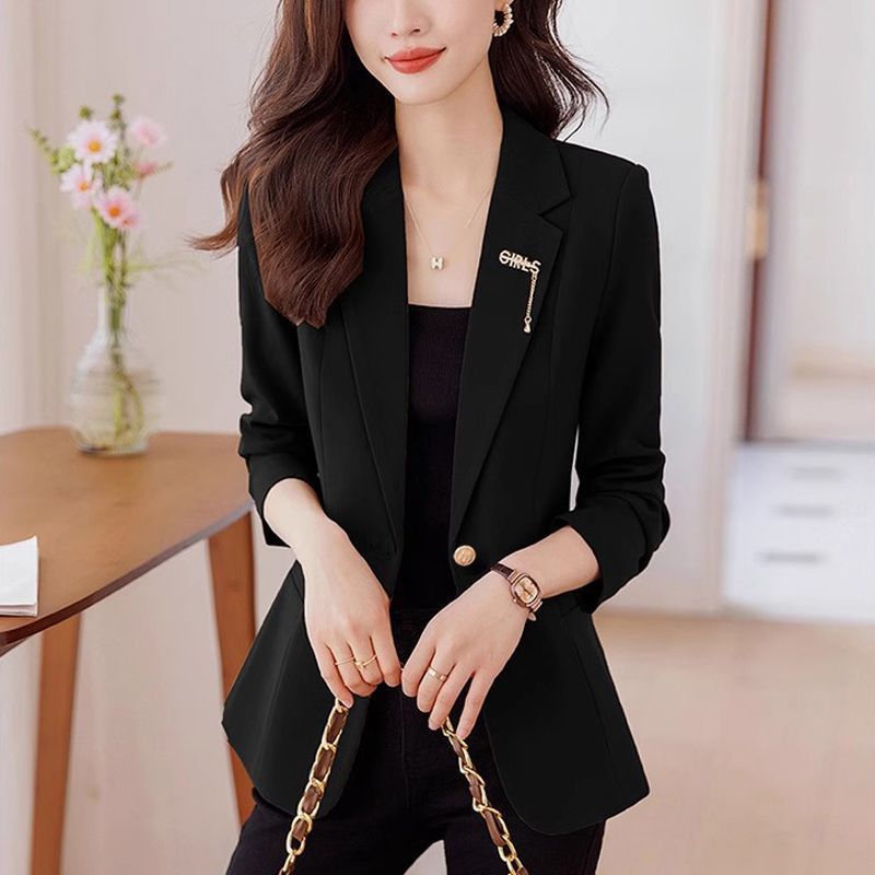 Damen Blazer Leicht Tailliert Eveloria
