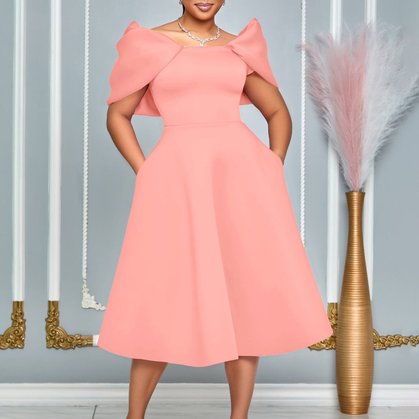 Damen Abendkleid mit Cape Eveloria