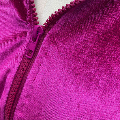 Damen Velour Jogginganzug Hoher Bund Eveloria