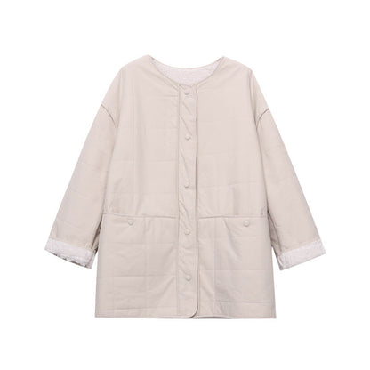 Damen Steppjacke Kuscheliges Innenfutter Praktische Taschen