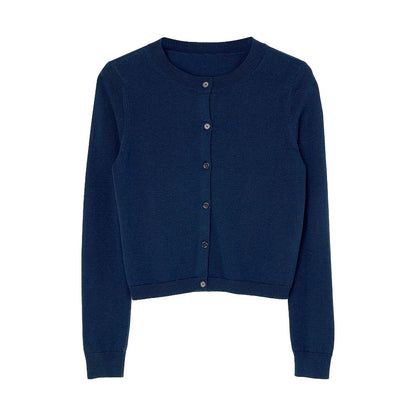 Damen Strickjacke Leicht Knopfverschluss Atraumatischer Schnitt