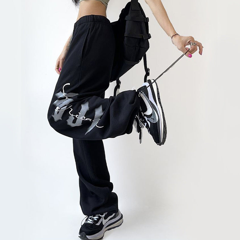 Damen Freizeithose mit Schriftzug