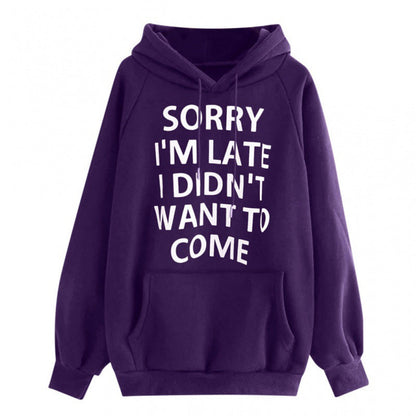 Damen Kapuzenpullover Witzig Spruchdesign Eveloria