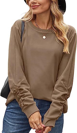 Damen Langarmshirt Weiches Baumwollmix Eveloria