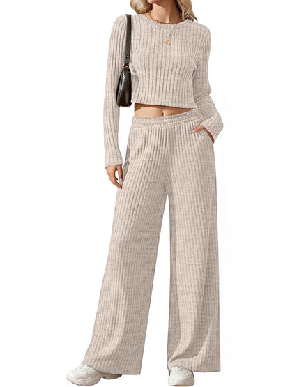 Damen Strickensemble Weites Schnitt Eveloria