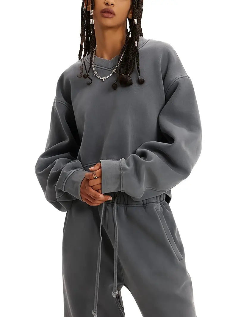 Damen Oversized Sweatshirt Bequem Eveloria