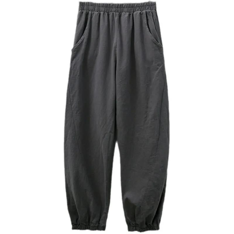 Damen Bequeme Luftpants Elastischer Bund Eveloria