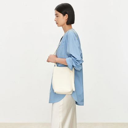 Damen Oversize-Hemd V-Ausschnitt Eveloria