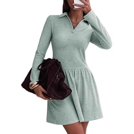 Damen Polo-Kleid Sportlich Eveloria