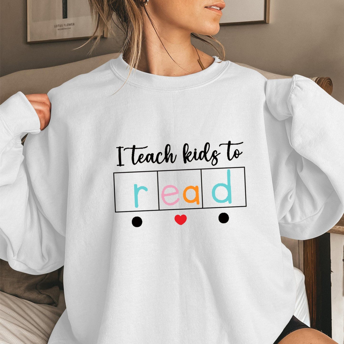 Damen Sweatshirt kreatives Lehrmotiv Eveloria