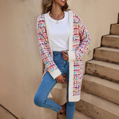 Damen Strickcardigan Modernes Kunstdesign Eveloria