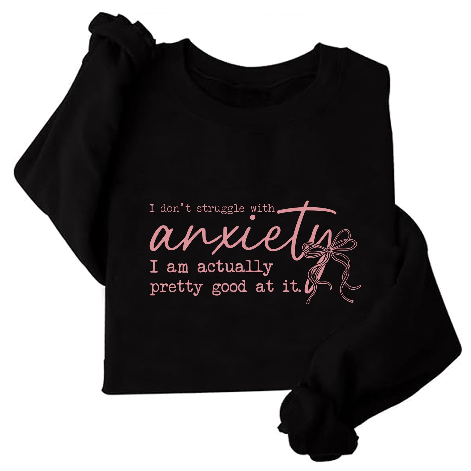 Damen Sweatshirt Motiviertes Design Grau Eveloria - Eveloria