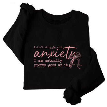 Damen Sweatshirt Motiviertes Design Grau Eveloria - Eveloria