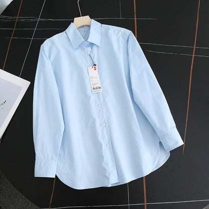 Damen Bluse Moderner Kragen Leicht Elegante Weiß