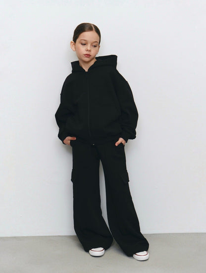 Damen Sportanzug Kapuzenjacke Jogginghose Set
