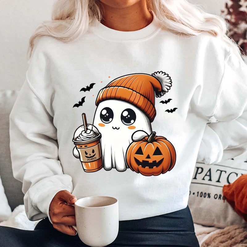 Damen Sweatshirt Halloween Grafikdesign Eveloria