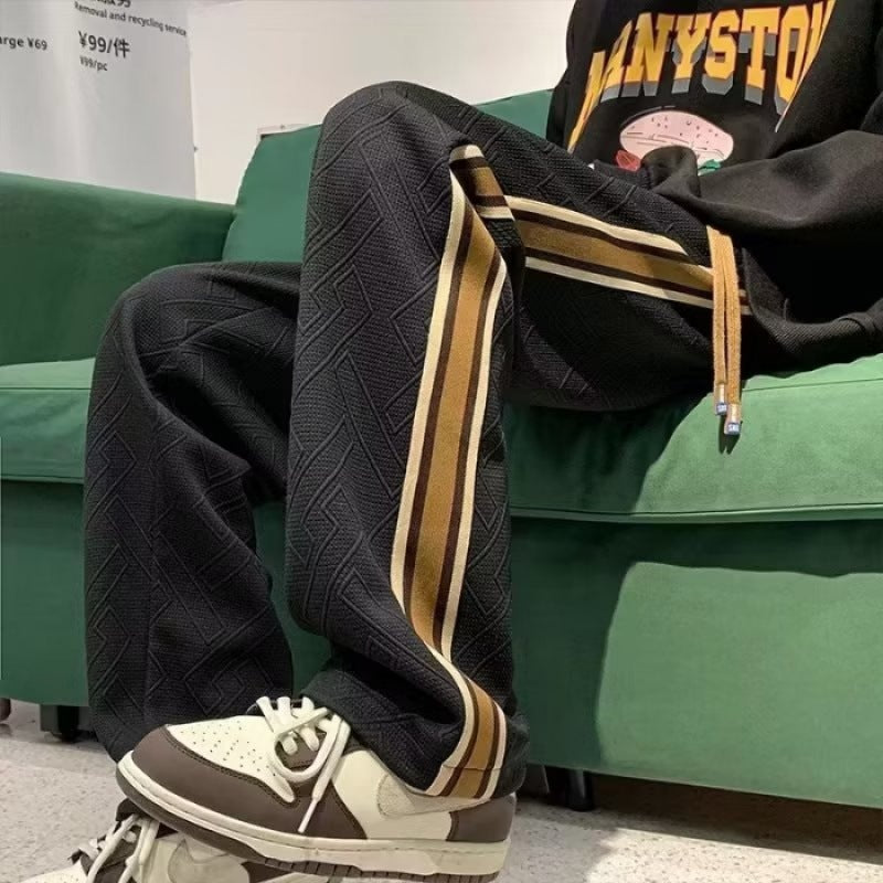 Damen Freizeithose Strukturiertes Design Seitliche Streifen Eveloria