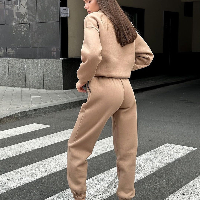Damen Jogginganzug Eveloria Bequem Baumwolle