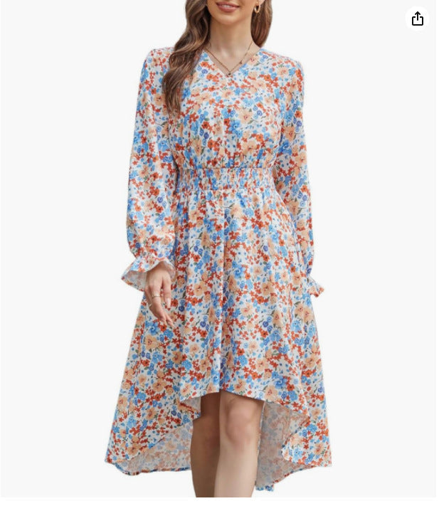 Damen Blumenkleid Eveloria