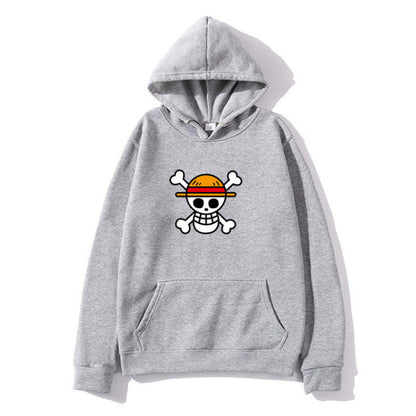 Damen Kapuzenpullover Piratenmotiv Bequem Eveloria