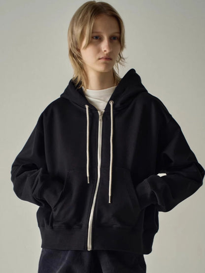 Damen Kapuzen-Sweatjacke Reißverschluss Taschen Eveloria