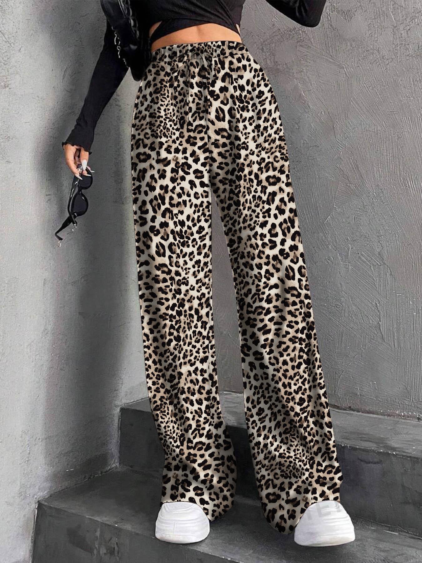 Damen Plissee-Hose Weit mit elastischem Bund und Taschen