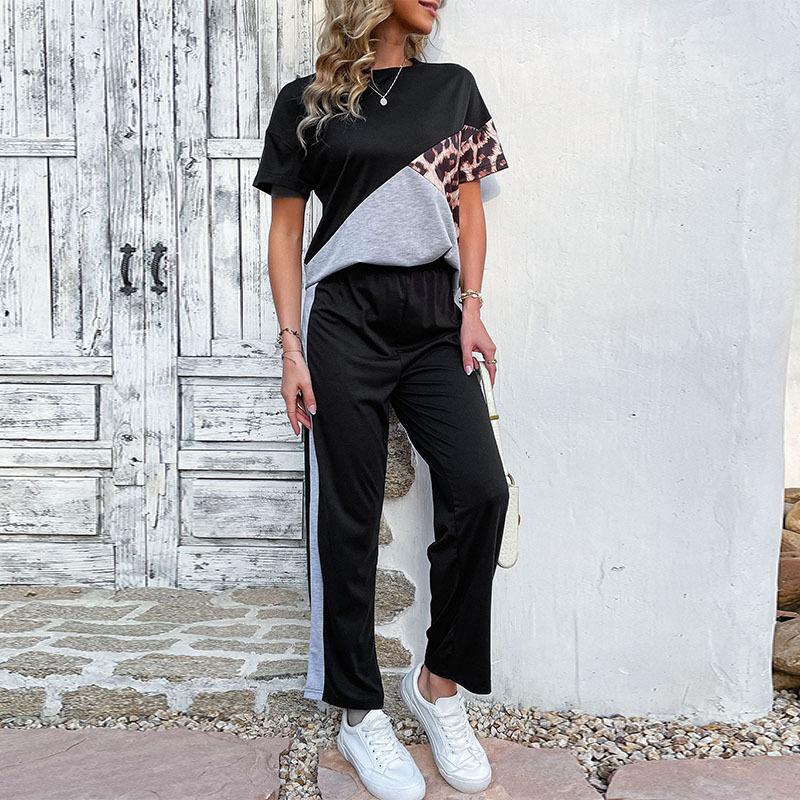 Damen Sportlicher Jumpsuit Kunterbunt Lässig Eveloria